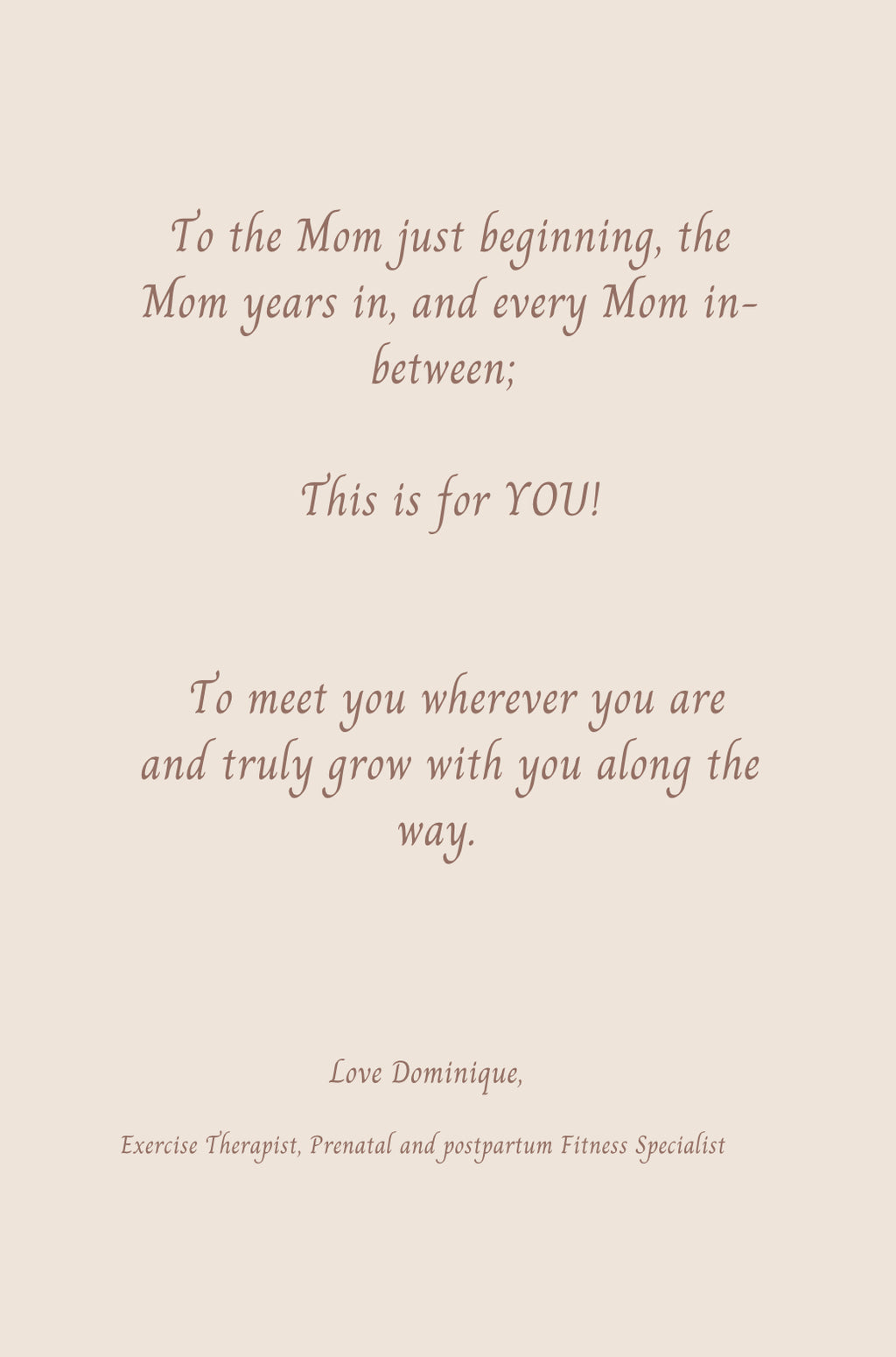 Growing with You journal - Postpartum personal guide