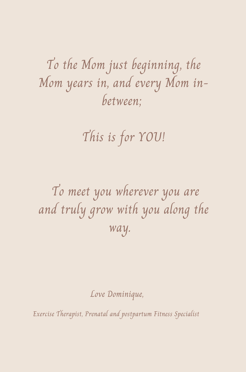 Growing with You journal - Postpartum personal guide