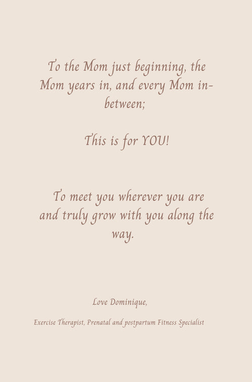 Growing with You journal - Postpartum personal guide